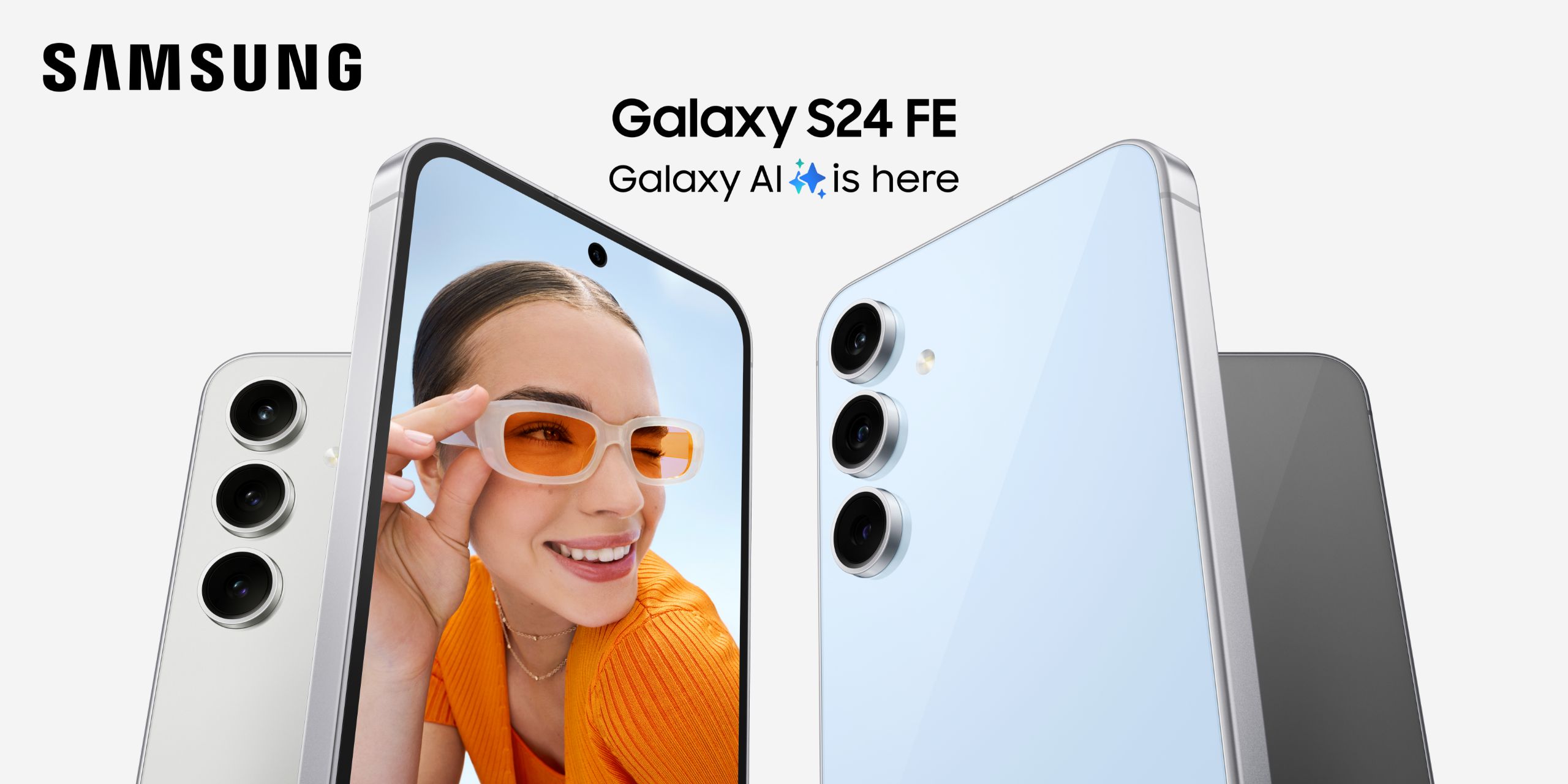Galaxy S24 FE　遊びと学びをアップデート。Galaxy AI is here.